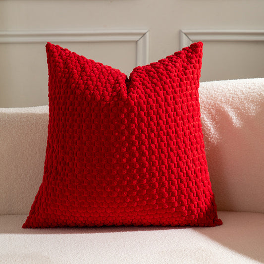 Popcorn Texture Cushion Cover — Chunky Chenille, Both Sides