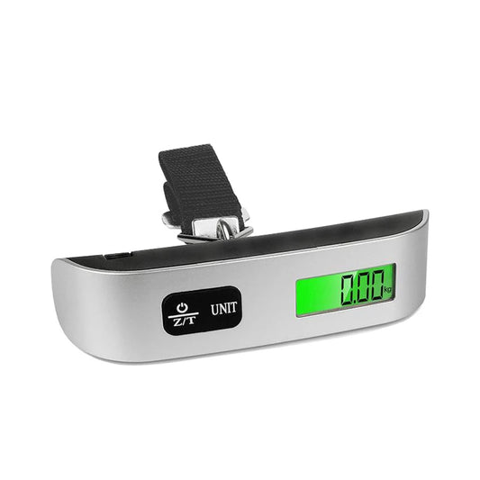 Digital Luggage Scale — 110 lb / 50 kg, Backlit LCD