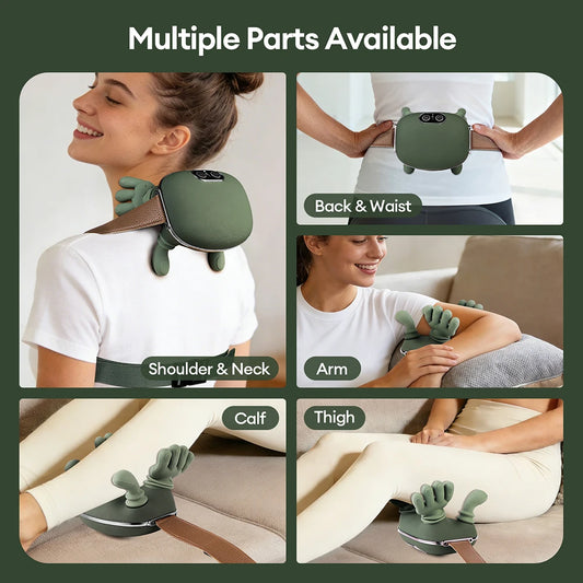 Bionic Hand Neck & Shoulder Massager — Cordless Kneading, 3 Speeds