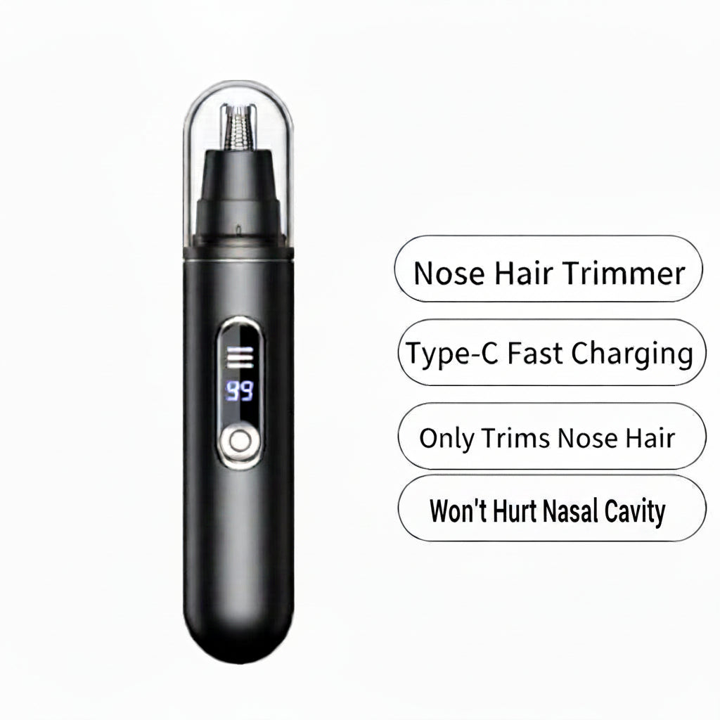 Rechargeable Nose & Ear Hair Trimmer for Men