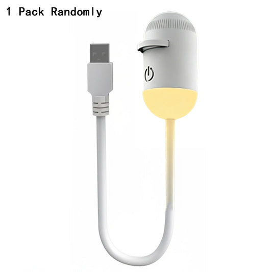 USB Star Projector Night Light — Swappable Slides, Manual Focus