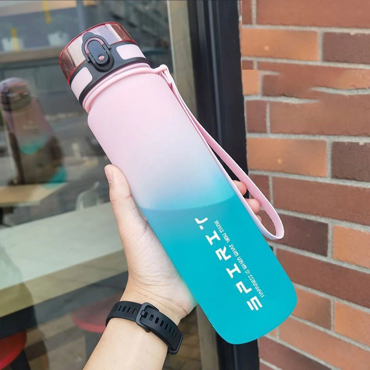 Blossom gradient water bottle
