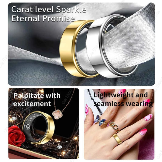 Smart Ring — Sleep, Heart Rate & Activity Tracker, No Subscription
