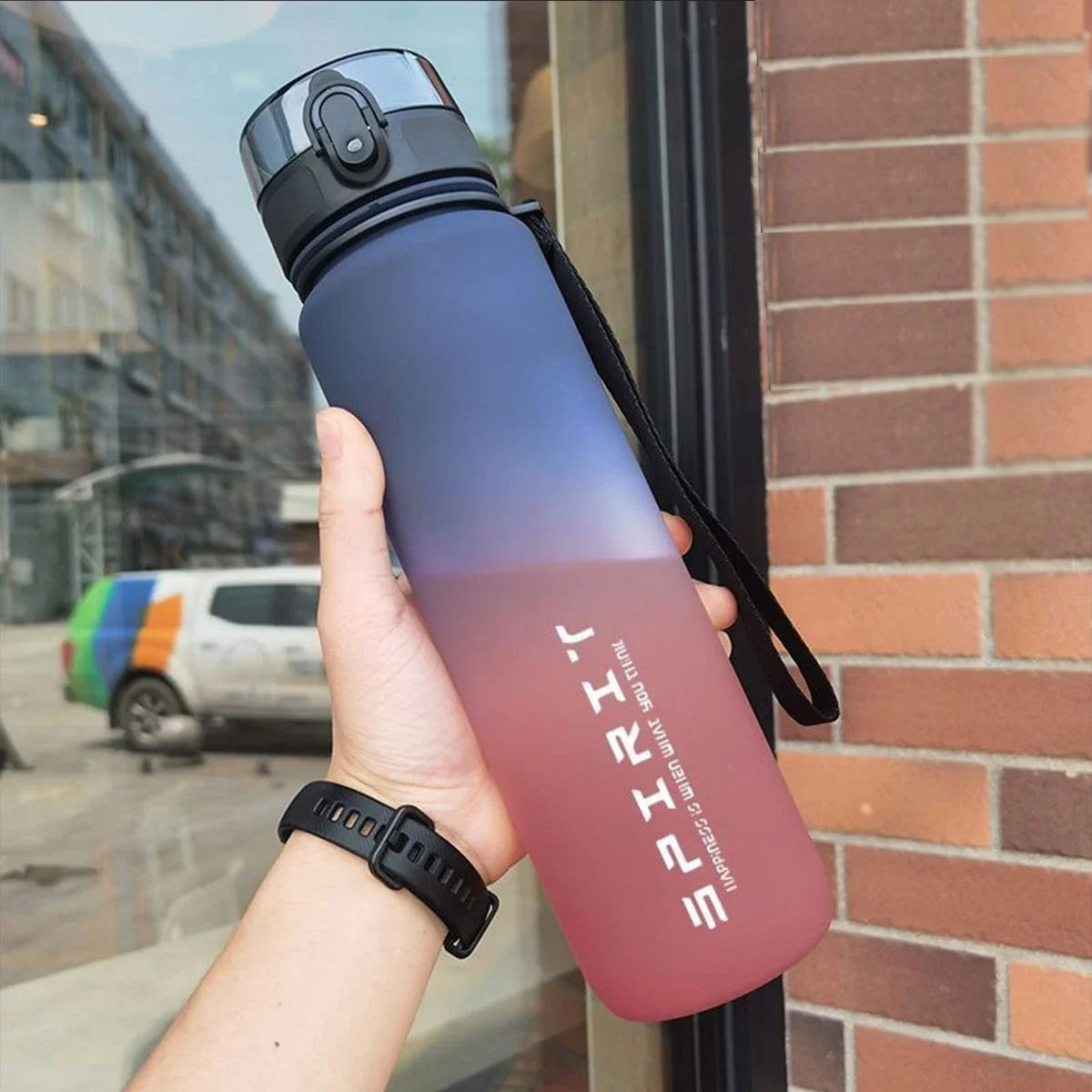 Twilight gradient water bottle