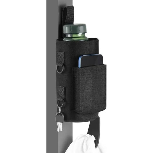 Magnetic Gym Sling Bag — Water Bottle, Phone & Towel Holder