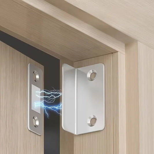 Invisible Magnetic Door Latches (2-Pack) — Strong Hold, Drill-Free