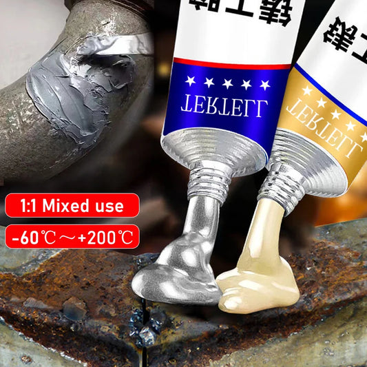 Two-Part Metal Repair Epoxy — A+B Casting Adhesive for Steel & Iron