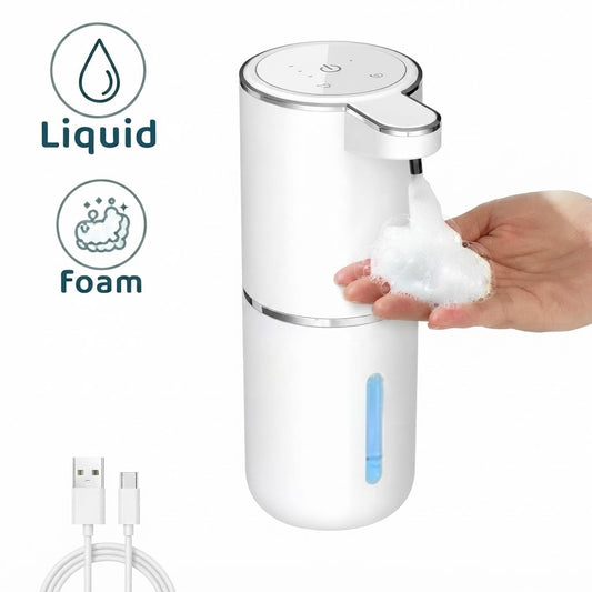 Touchless Soap Dispenser — Foam or Liquid, USB Rechargeable